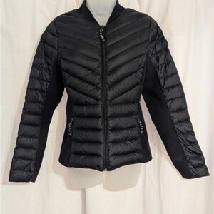 HOLLISTER Black Down Quilted Jacket